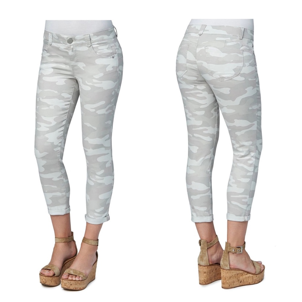 Democracy "Ab"solution Stretch Camo Ankle Skimmer, Size 10